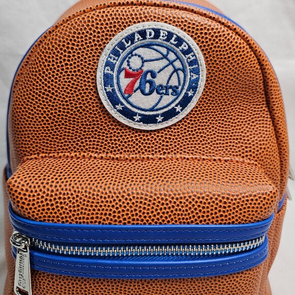 Loungefly NBA Philadelphia 76ers Basketball Mini Backpack Purse Bag Sample main image 7